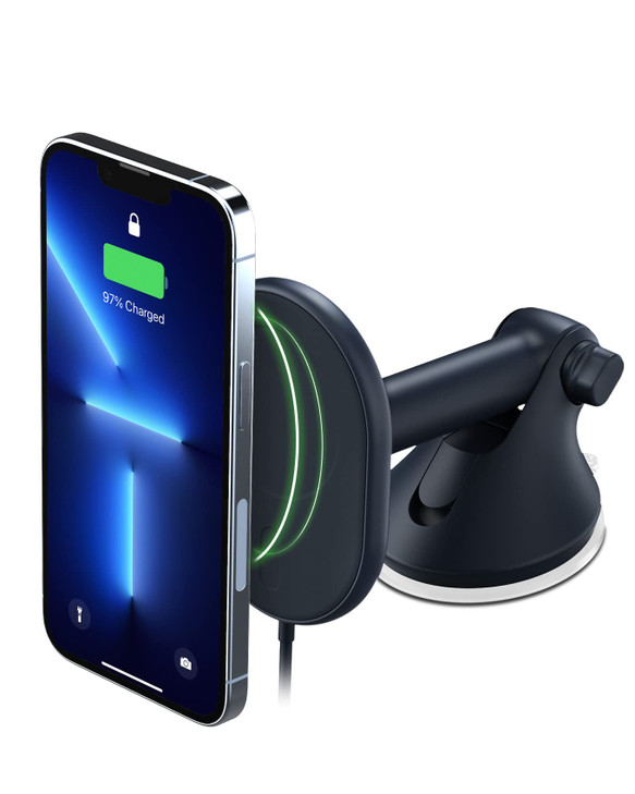 iOttie Velox Magnetic Wireless Car Mount for MagSafe iPhones Charger Included Compatible with iPhone 12 to 15 Series
