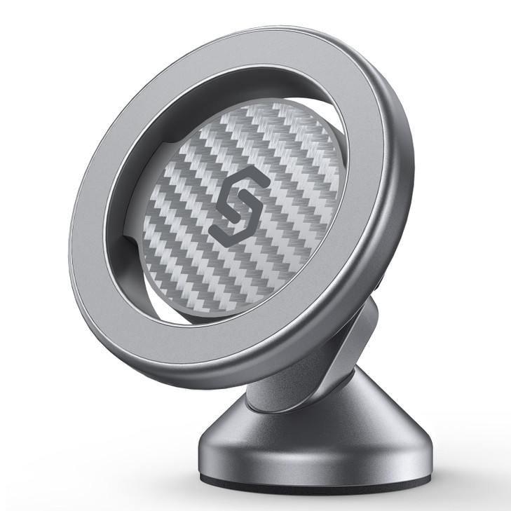 SYNCWIRE for MagSafe Car Mount Kevlar Material Magnetic Phone Holder for Car Dash360 Rotation Strong Magnets Car Phone H