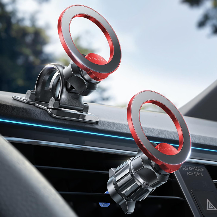 LISEN for MagSafe Car MountUpgrade 2026 Ultra Magnets Magnetic Phone Holder for Your Car Magnet Air Vent Cell Phone Hold