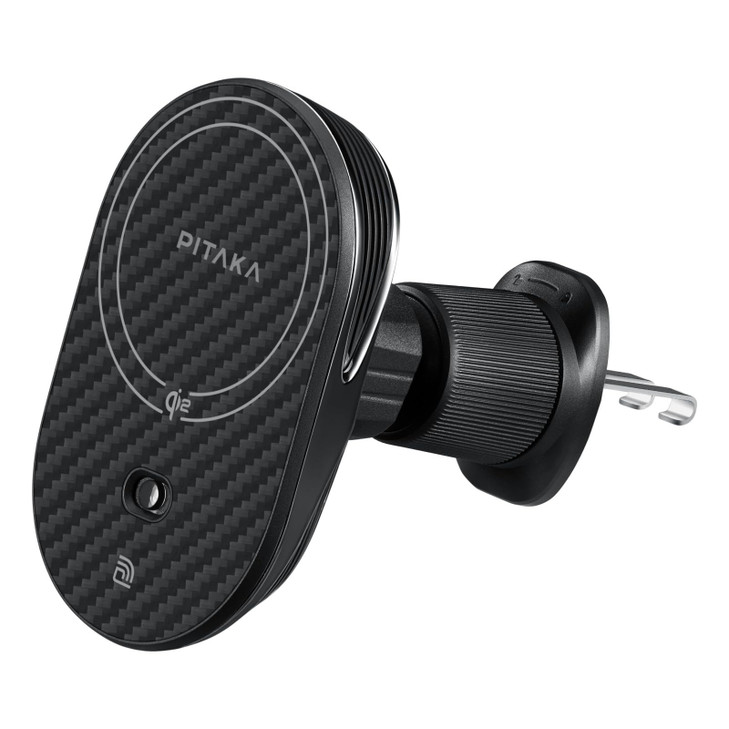 pitaka for Qi2 MagSafe Car Mount Charger 15W Magnetic Car Phone Holder for iPhone 1716151413 Series with NFC Feature Air