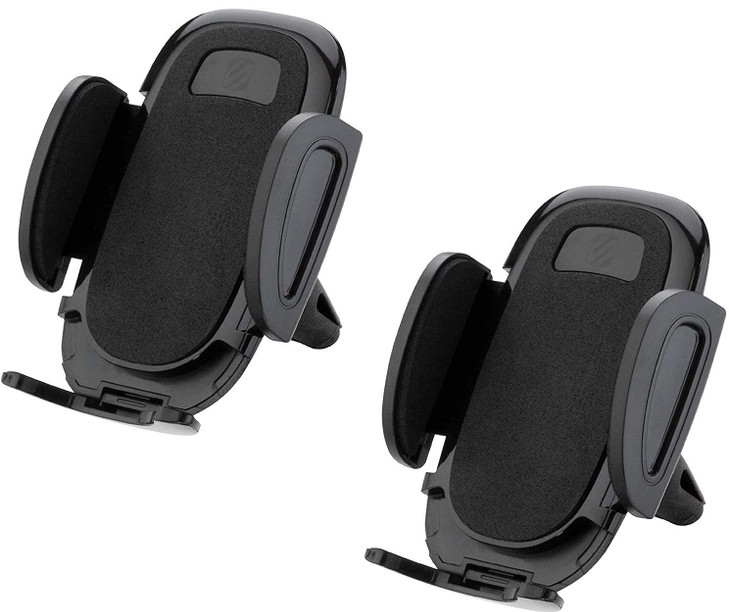 Scosche SUHV2PKXCES0 2Pack Select Vent Mount Phone Holder Cradle for Car or Truck Universal HandsFree Mount for Car Dash