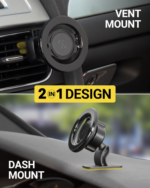 Scosche MagicMount SMSDV MagSafe DashboardVent Car Mount Magnetic Cell Phone Holder Phone Stand for DashVent Compatible