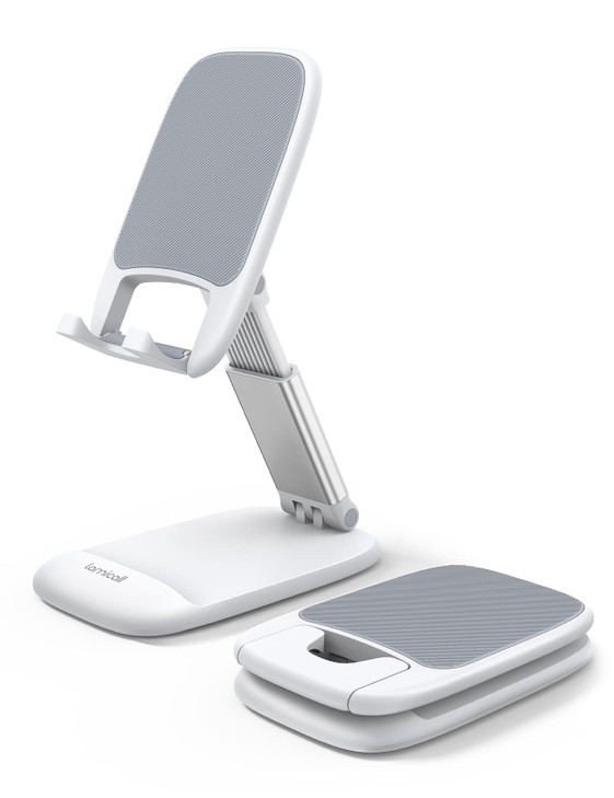 Lamicall White Cellphone Stand Xmax Gift for Men Women Mother Father Girls Boys Coworkers Desk Accessories Telephone Sta