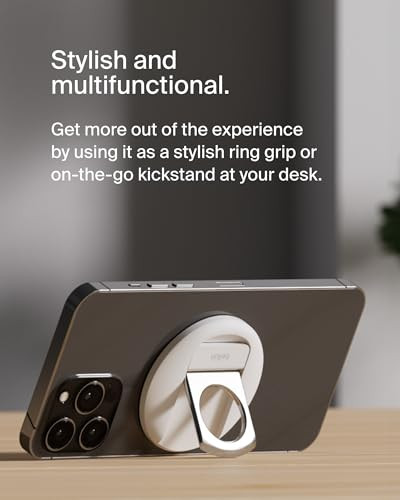 Belkin iPhone MagSafe Camera Mount for MacBook Continuity Camera Mount Turn Phone to Webcam Compatible with MacBook Pro