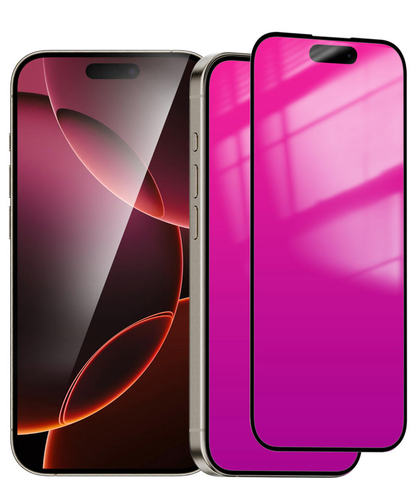 Heromiracle 2 Pack for iPhone 16 Pro Max Privacy Screen Protector Tempered Glass for iPhone16 ProMax AntiSpy Film AntiBl