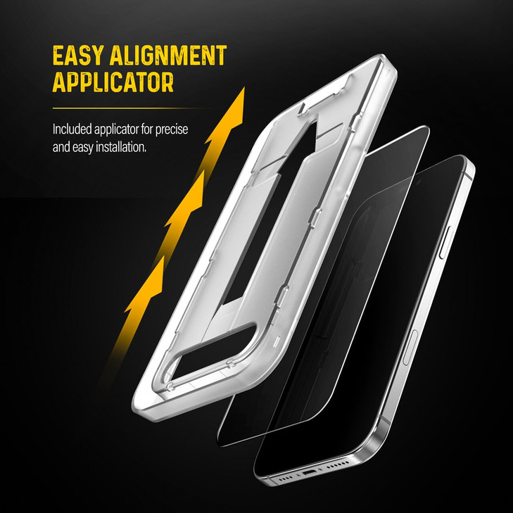 magglass for iPhone 16 Screen Protector Toughened Tempered Glass with Easyinstallation Applicator 2Pack