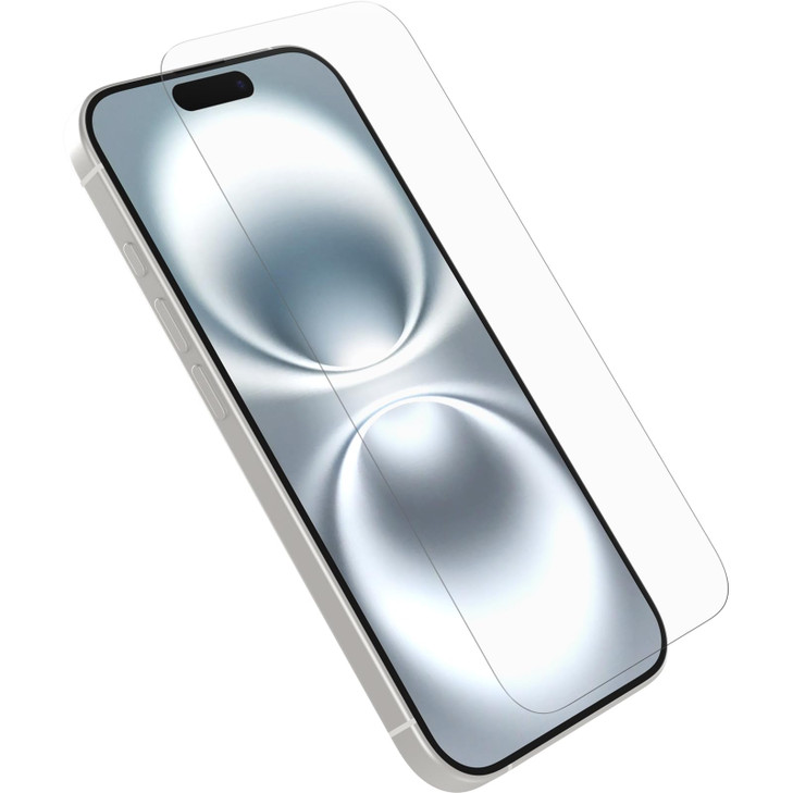 OtterBox iPhone 16 Glass Screen Protector ships in polybag ideal for business customers