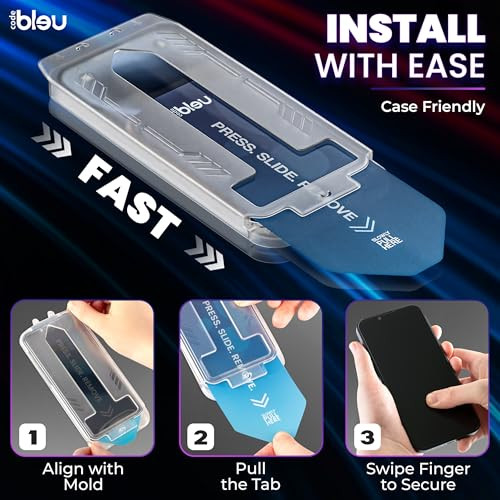 2 Pack UltraPrivacy Tempered Glass for iPhone 16 Pro Screen Protector 9H Hardness Case Friendly Reinforced Glass for iPh