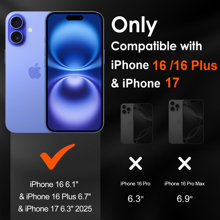 ivoler 4Pack Camera Lens Protector for iPhone 17 63 iPhone 16 6116 Plus 67 Screen Protector Tempered Glass Case Friendly