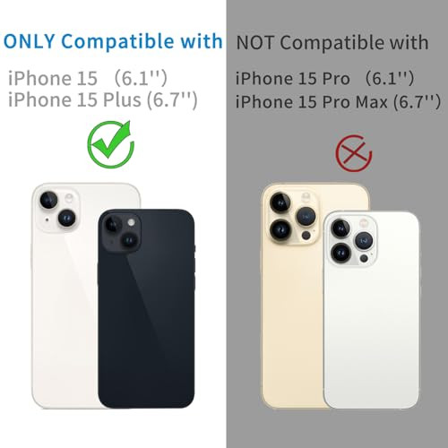 Dengduoduo 3 Pack Tempered Glass Camera Lens Protector for iPhone 15 61 for iPhone 15 Plus 67 Ultra HD 9H Hardness AntiS