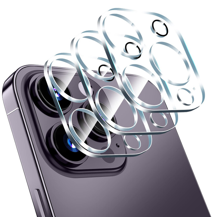 imluckies 3 Pack Camera Lens Protector for iPhone 14 Pro 16 Pro iPhone 14 Pro Max 16 Pro Max 9H Tempered Glass Film with