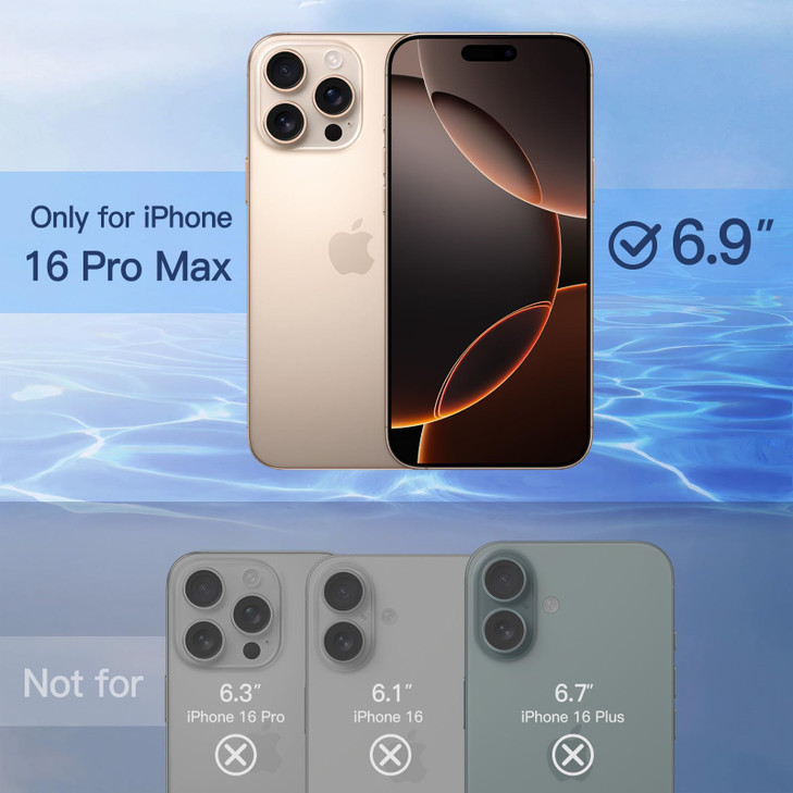 JETech Privacy Full Coverage Screen Protector for iPhone 16 Pro Max 69Inch Black Edge AntiSpy Tempered Glass Film with E