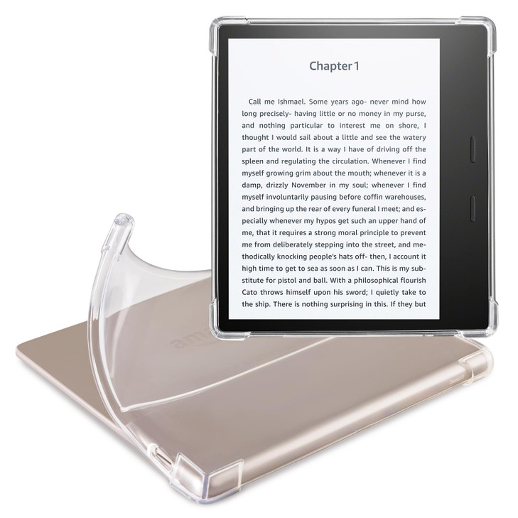 CoBak Clear Case Cover for 7 AllNew Kindle Oasis 10th Generation 2019 Released and 9th Generation 2017 Released Corner A