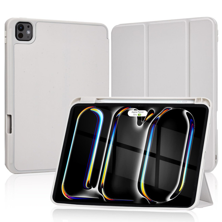 for iPad Pro 11 Inch Case 2024 5th Generation M4 iPad Pro 11 inch case with Pencil Holder Smart Cover with Protective Tr