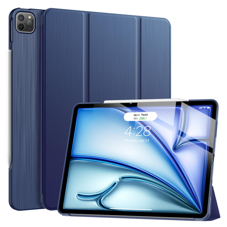 Soke Case for iPad Air 13 Inch M3M2 20252024iPad Pro 129 2022 20216th 5th Generation Slim Trifold Stand Auto WakeSleepPr