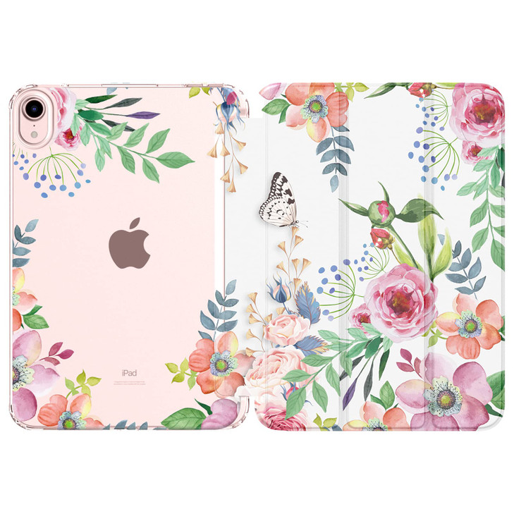 MoKo Case Fit New iPad mini 7 A17 Pro 2024 iPad mini 6th Generation Case 2021 83inch iPad mini 6 Case Soft TPU Transluce