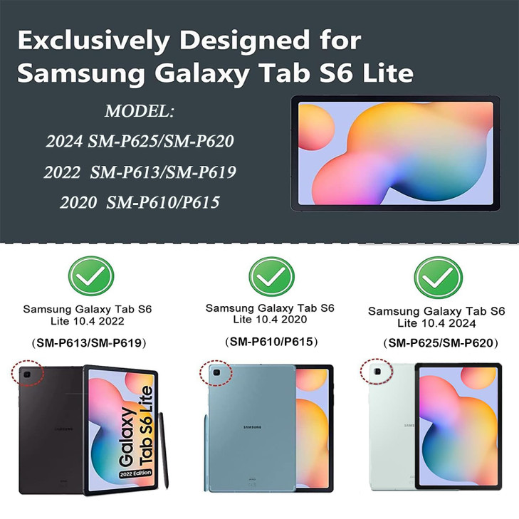 SIMPLEWAY Kids Case for Samsung Galaxy Tab S6 Lite 104 inch 202420202022 Released with S Pen Holder Shockproof Lightweig
