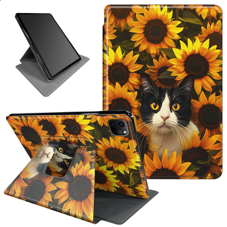 BFSEROBJ for iPad Pro 11 inch Case 2024 M4 360 Rotating Degree Stand Smart Cover with Auto WakeSleep Case for iPad Pro 1