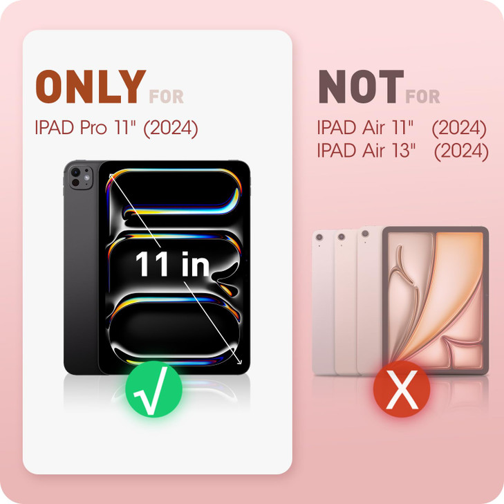 iBlason for iPad Pro 11 Inch Case 20252024 with Pencil Holder Slim Trifold Stand Auto SleepWake Soft TPU Protective iPad