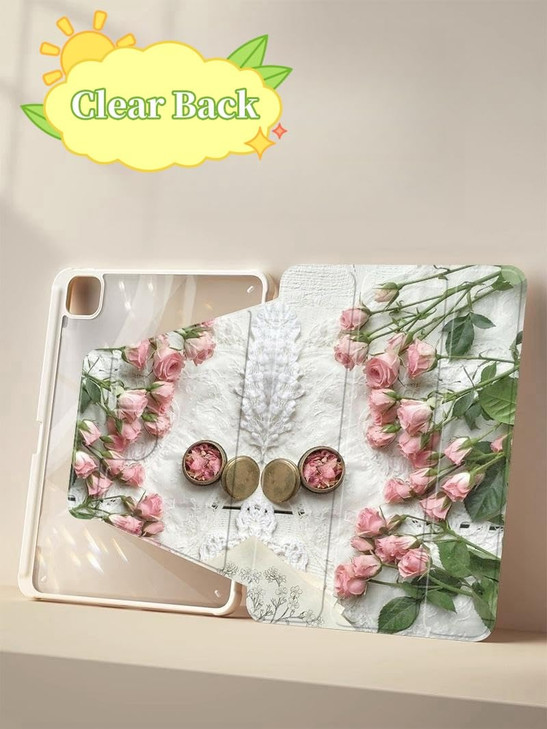 Case for iPad mini 7th6th Generation 360 Rotating Case for iPad mini 7 A17 ProMini 6 Vertical Stand Cover with Pencil Ho