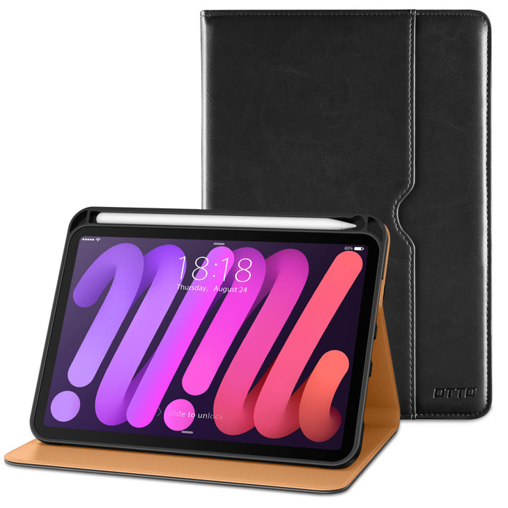 DTTO for iPad mini 7th A17 Pro 2024iPad Mini 6th Generation Case 2021 83 Inch Premium Leather Business Folio Stand Cover