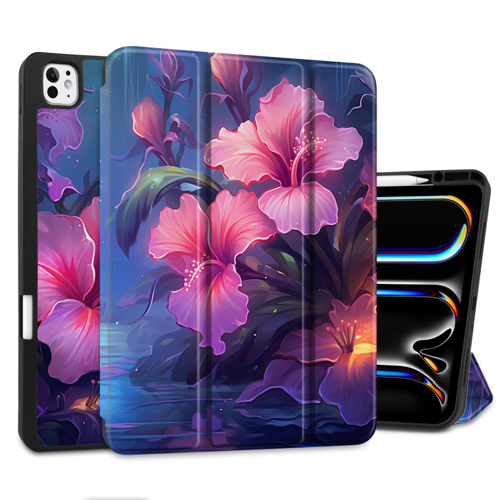 Yebiseven Case for M4 iPad Pro 13 inch 2024 Released Model A2925A2926A3007 Shockproof Tablet Case with Pencil Holder Aut