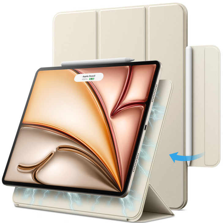 JETech Magnetic Case for iPad Air 11Inch M3M2 20252024 iPad Air 54 20222020 5th4th 109Inch iPad Pro 11 2018 Magnetic Att