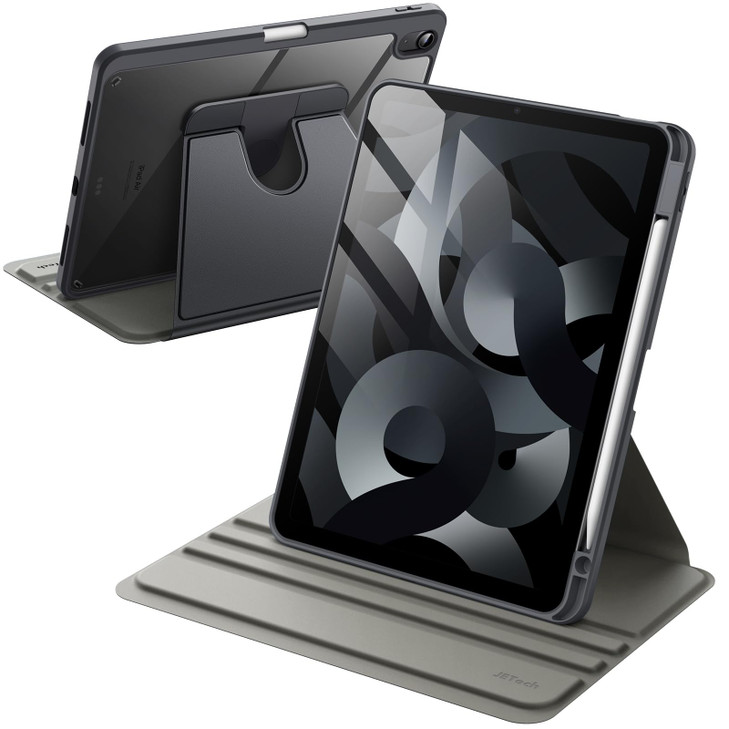 JETech Rotating Case for iPad Air 11Inch M3M2 20252024 iPad Air 54 20222020 5th4th Generation 360 Degree Rotation Protec