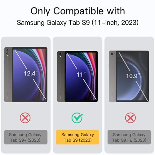 JETech Case for Samsung Galaxy Tab S8 Ultra 146Inch 2022 with S Pen Holder Slim Folio Stand Protective Tablet Cover Mult