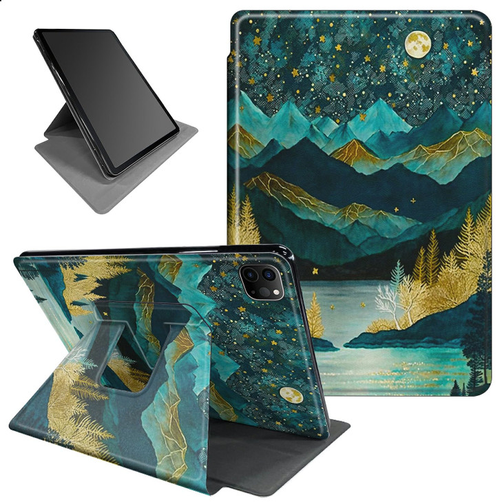 BFSEROBJ for iPad Pro 11 inch Case 2024 M4 360 Rotating Degree Stand Smart Cover with Auto WakeSleep Case for iPad Pro 1