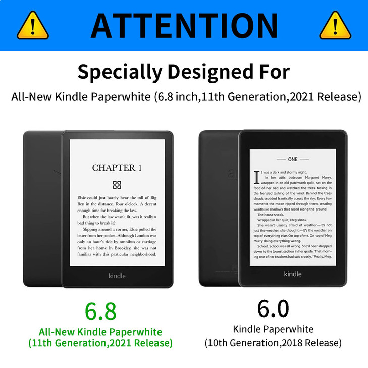 BPQOJB for Kindle Paperwhite Case 11th Generation 2021 68 inch for Kindle Paperwhite Signature Edition Case with Adjusta