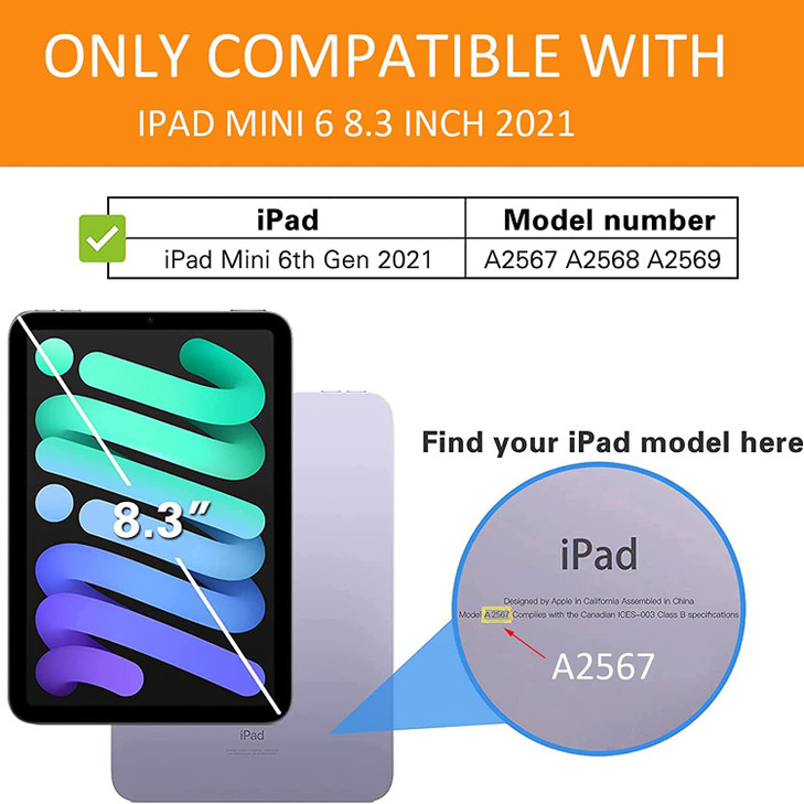 for iPad mini 7 A17 Pro 2024iPad Mini 6 2021 83 Inch iPad mini 7th6th Gen Case Cute Kids Cover for iPad mini 83 7th Gen