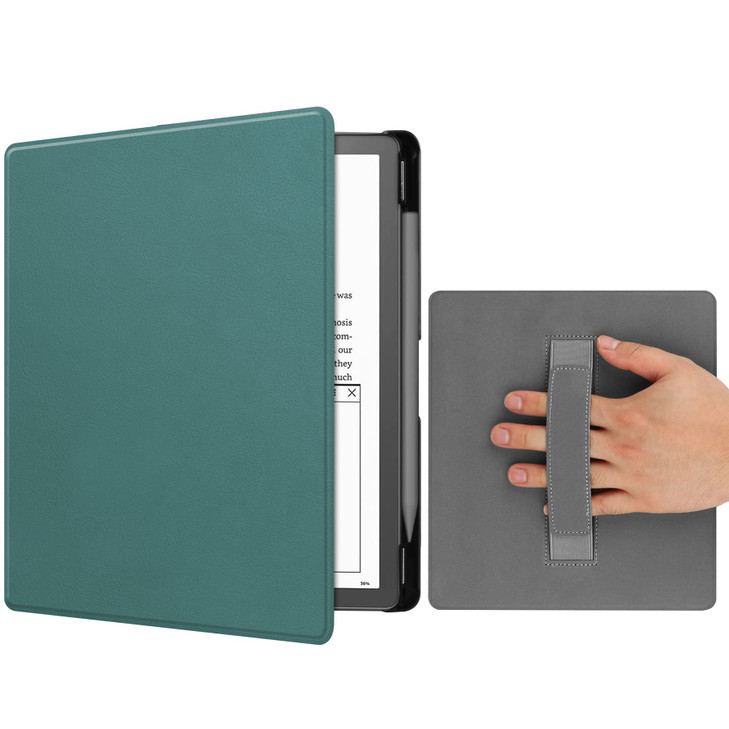 Case for Kindle Scribe 102 1th Generation 2022 Release with Hand Strap Hard PC Smart Case with Auto WakeSleep Function w