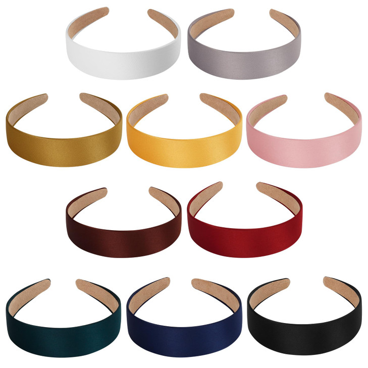 Tyfthui 10 Pcs Headbands, Wide Knotted Fashion Turban Headbands Hair Hoops Accessories for Women and Girls