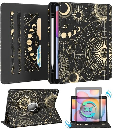 Kidcube for Samsung Galaxy Tab S6 Lite Case 104 Inch 202420222020 Women Girls Cute Rotating Stand Folio Cover with Penci
