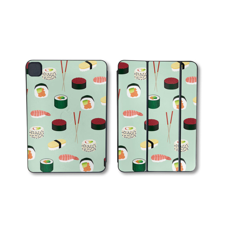 Skin Compatible with Apple Smart Folio for iPad Pro 13inch M4M5 2025 Sushi Premium 3M Vinyl Protective Wrap Decal Cover
