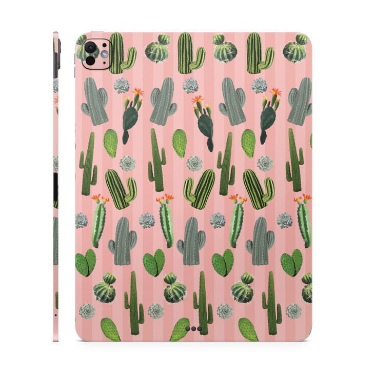 Skin Compatible with Apple iPad Pro 11 M4 2024 Cactus Garden Premium 3M Vinyl Protective Wrap Decal Cover Easy to Apply