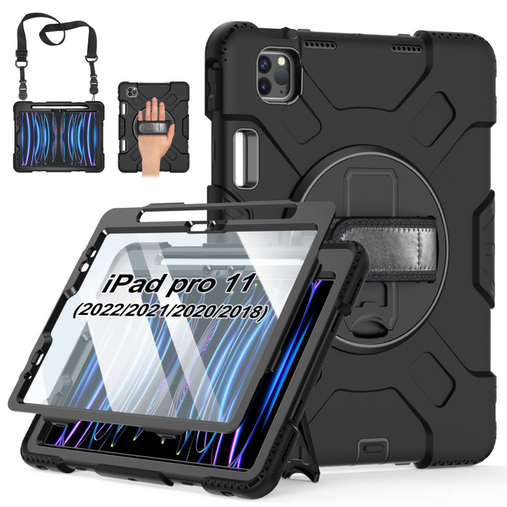 Case for iPad Pro 11 Inch 20222021 20202018 Silicone Cover for iPad 11 4th 3rd 2nd 1st Generation with Screen Protector