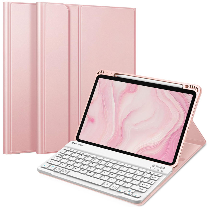 FINTIE Keyboard Case for iPad Air 11inch M3 2025 M2 2024 iPad Air 5th 2022 4th Generation 109 Inch Soft TPU Cover wMagne