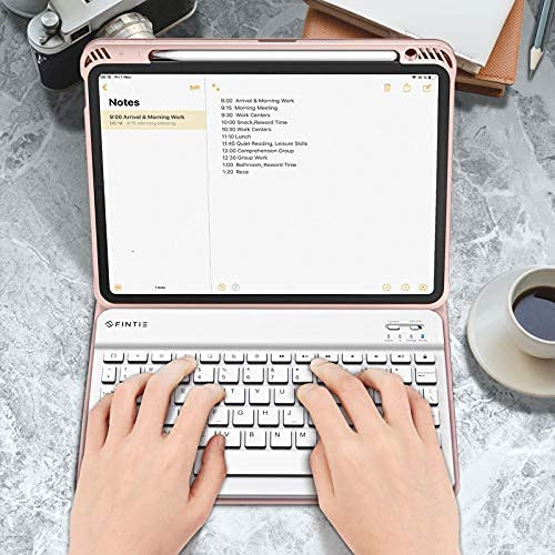 FINTIE Keyboard Case for iPad Air 11inch M3 2025 M2 2024 iPad Air 5th 2022 4th Generation 109 Inch Soft TPU Cover wMagne