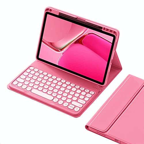 KMXDD Cute Keyboard Case Compatible with iPad Air 11 inch M2 2024 Air 109 inch 4th 5th gen 20202022 iPad Pro 11 4th3th2t