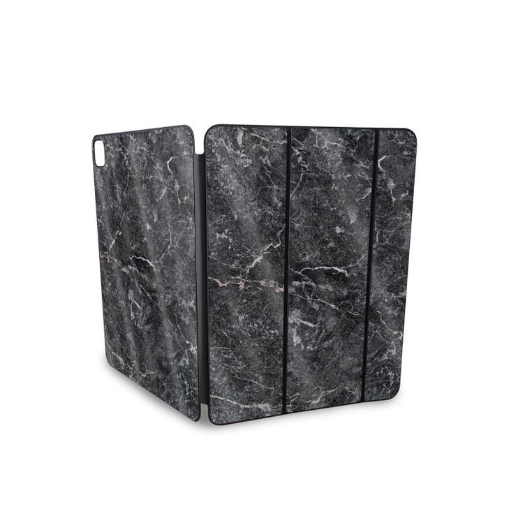 Glossy Glitter Skin Compatible with Apple Smart Folio for iPad Pro 13inch M4 2024 Onyx Marble Premium 3M Vinyl Protectiv