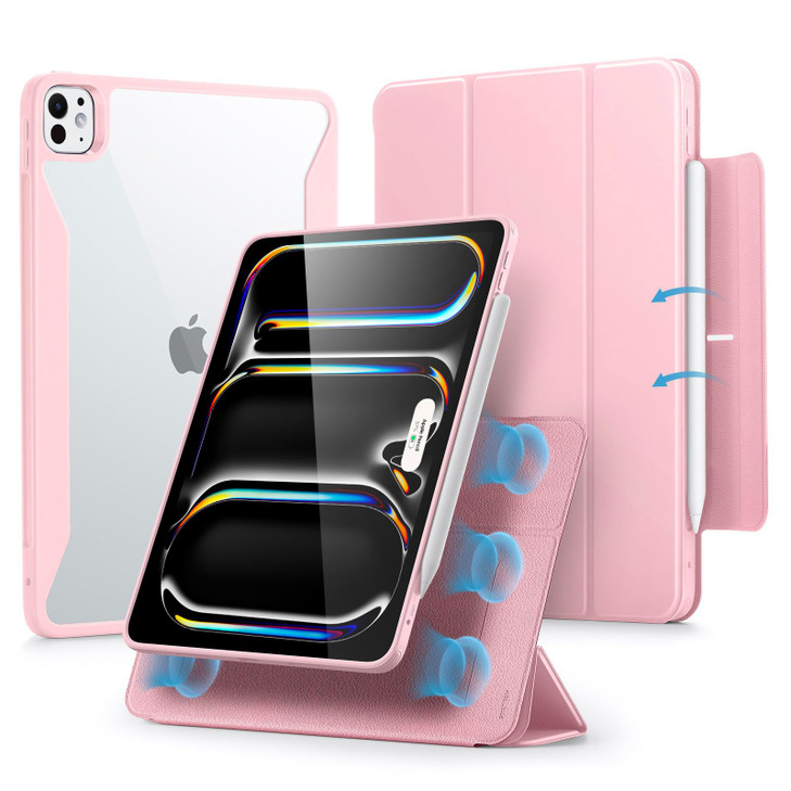 ESR for iPad Pro 11 Inch Case M5M4 20252024 Removable Magnetic Cover Vertical Stand Fully Supports Pencil Pro and Pencil