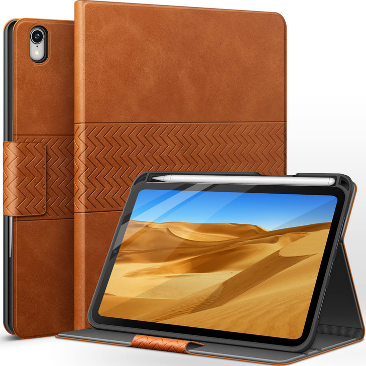 auaua Case for iPad mini 7 A17 Pro 2024 iPad mini 6 Case 2021 83 inch with Pencil Holder Multiple Viewing Angles Magneti