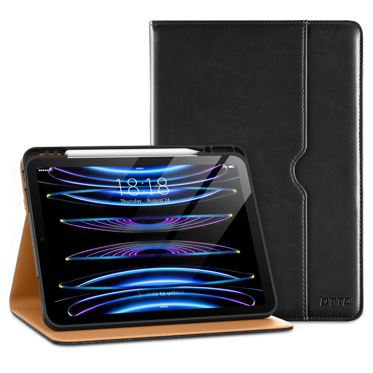 DTTO for iPad Pro 129 6th 5th 4th 3rd Generation Case 2022202120202018 Premium Leather Folio Stand Cover with Builtin Ap