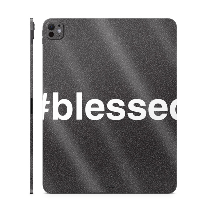 Glossy Glitter Skin Compatible with Apple iPad Pro 11 M4 2024 Blessed Premium 3M Vinyl Protective Wrap Decal Cover Easy