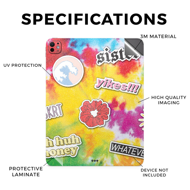 Glossy Glitter Skin Compatible with Apple iPad Pro 11 M4 2024 VSCO4 Premium 3M Vinyl Protective Wrap Decal Cover Easy to