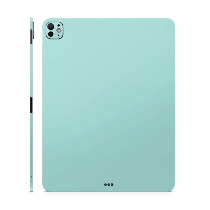 Tablet Skin Compatible with Apple iPad Pro 11 M4 2024 Solid Seafoam Premium 3M Vinyl Protective Wrap Decal Cover Easy to