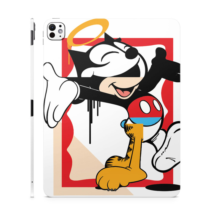 Skin Compatible with Apple iPad Pro 11 M4 2024 Character Swap Premium 3M Vinyl Protective Wrap Decal Cover Easy to Apply