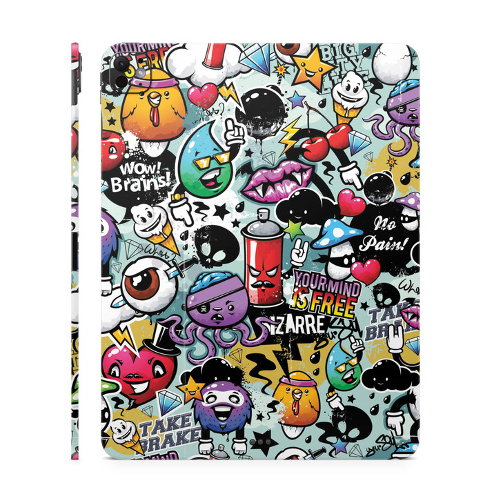 Skin Compatible with Apple iPad Pro 11 M4 2024 Oddballs Premium 3M Vinyl Protective Wrap Decal Cover Easy to Apply Craft